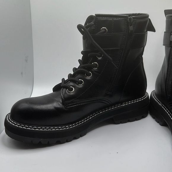 DUNES Women's lace up Boot 8.5 BLACK - Picture 7 of 7